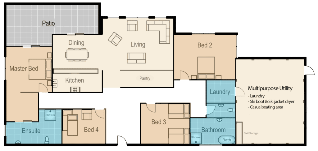 Full Lodge Floor Plan